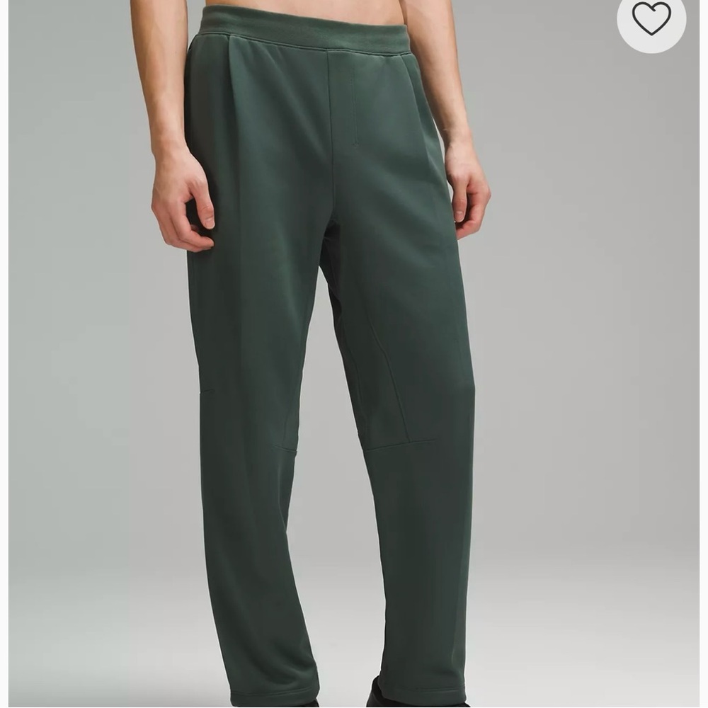 NWT lululemon Men’s Fleece Train Track Pant, Dark Forest, Small